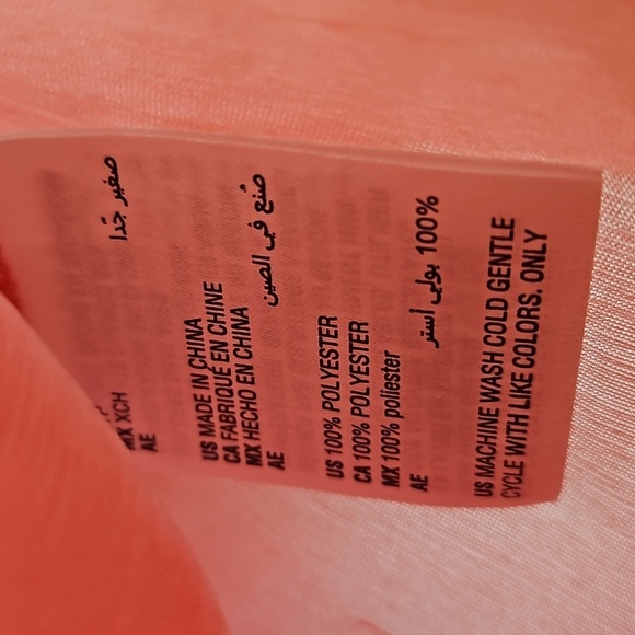 Neon Ombre Top Pink Orange - Picture 3 of 3